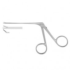 Micro Alligator Forceps Serrated-Right Stainless Steel, 8 cm - 3" Jaw Size 4.0 x 0.6 mm